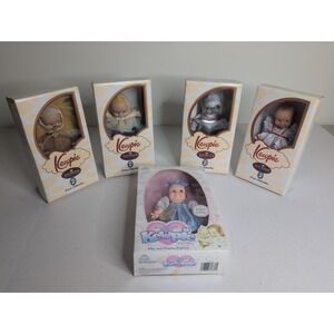 Vtg 8" Kewpie Doll Lot 5 Wizard of Oz Dorothy Tin Man Scarecrow Lion New in Box